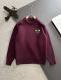 Fendi New Monster FF Printed Round Neck Wool Sweater