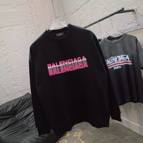 Balenciaga Fashion Personalized Letter Logo Printed Round Neck Hoodie