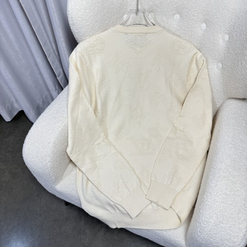 Louis Vuitton Fashion Full Vintage Embroidered Hook up Round Neck Sweater