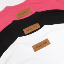 Louis Vuitton New Couple Heavy Embroidered Logo Oversize Long Sleeve T-shirt