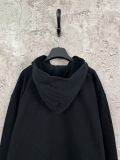 Balenciaga New Refrigerator With Energy Meter Logo Printed Zipper Hoodie Coat