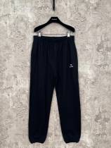 Balenciaga Classic Couple Double Hook Embroidered Logo Pants