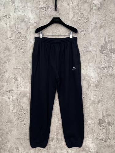 Balenciaga Classic Couple Double Hook Embroidered Logo Pants