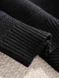 Fendi New Monster FF Printed Round Neck Wool Sweater