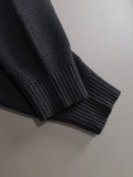 Fendi New Monster FF Printed Round Neck Wool Sweater