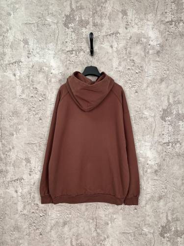 Balenciaga Logo Embroidered Hoodie Unisex Casual Oversize Sportswear