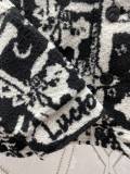 Louis Vuitton New Cute Piggy Portrait Comic Collar Wool Jacket Coat