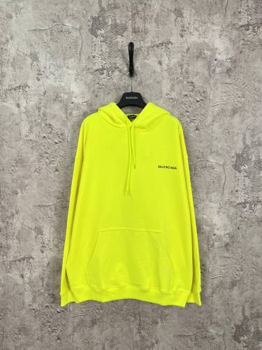Balenciaga New Logo Printed Hoodie Unisex Casual Oversize Sportswear