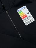 Balenciaga New Refrigerator With Energy Meter Logo Printed Zipper Hoodie Coat