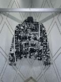 Louis Vuitton New Cute Piggy Portrait Comic Collar Wool Jacket Coat