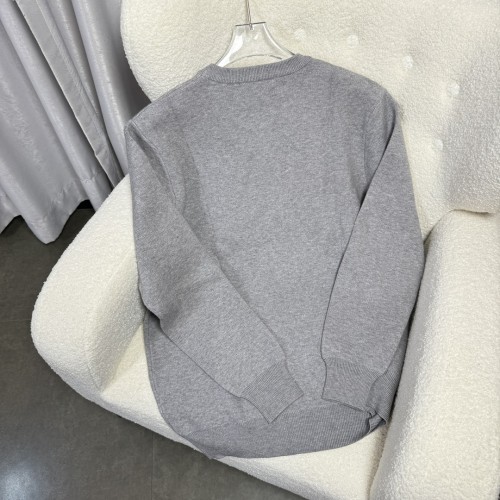 Gucci Fashion Color Contrasting Jacquard Logo Jacquard Round Neck Sweater
