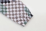 Louis Vuitton Street Camouflage Checkered Hooded Zipper Jacket