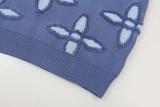 Louis Vuitton Fashion Towel Embroidered Pattern Round Neck Wool Knitted Sweater