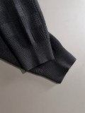 Louis Vuitton Couple's New Checkered Jacquard Round Neck Sweater