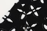 Louis Vuitton Fashion Towel Embroidered Pattern Round Neck Wool Knitted Sweater
