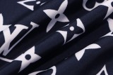 Louis Vuitton Unisex Starry Sky Logo Printed Hooded Zipper Jacket Coat