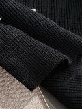 Dior Couple New Embroidered Logo Round Neck Sweater
