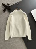 Burberry New Couple Logo Embroidered Round Neck Sweater