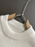 Dior Couple New Embroidered Logo Round Neck Sweater