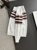 Prada New Splicing Round Neck Casual Wool Sweater
