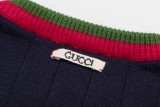 Gucci Couple's Versatile Round Neck Straight Pattern Hoodie Sweater