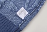 Louis Vuitton Fashion Towel Embroidered Pattern Round Neck Wool Knitted Sweater