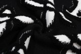 Louis Vuitton Fashion Towel Embroidered Pattern Round Neck Wool Knitted Sweater