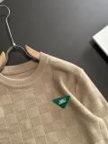Louis Vuitton Couple's New Checkered Jacquard Round Neck Sweater