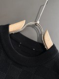 Louis Vuitton Couple's New Checkered Jacquard Round Neck Sweater