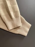 Louis Vuitton Couple's New Checkered Jacquard Round Neck Sweater