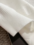 Louis Vuitton Couple's New Checkered Jacquard Round Neck Sweater