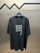 Givenchy New Logo Braided Printed Short Sleeve Couple Loose Casual T-shirt
