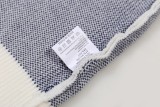 Fendi Unisex Fashion Double F Splicing Color Round Neck Wool Knitted Sweater