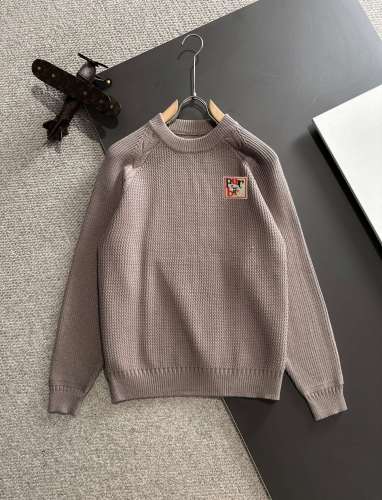 Burberry New Couple Logo Embroidered Round Neck Sweater