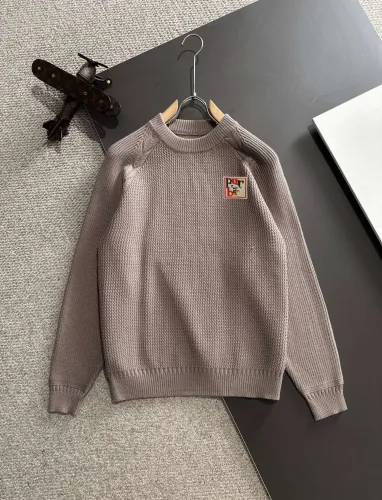 Burberry New Couple Logo Embroidered Round Neck Sweater