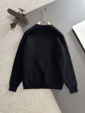 Burberry New Couple Logo Embroidered Round Neck Sweater