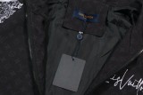 Louis Vuitton Classic Splicing Floral Splicing Hoodie Jacket