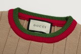 Gucci Couple's Versatile Round Neck Straight Pattern Hoodie Sweater