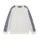 Fendi Unisex Fashion Double F Splicing Color Round Neck Wool Knitted Sweater