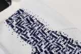 Fendi Unisex Fashion Double F Splicing Color Round Neck Wool Knitted Sweater