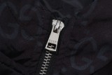 Gucci Couple Full GG Printed Hooded Zipper Jacket
