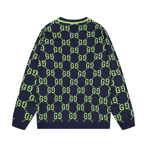 Gucci Couple Classic Full Double G-letter Jacquard Round Neck Sweater