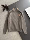 Burberry New Couple Logo Embroidered Round Neck Sweater
