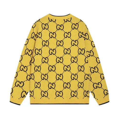 Gucci Couple Classic Full Double G-letter Jacquard Round Neck Sweater