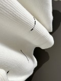 Dior Couple New Embroidered Logo Round Neck Sweater