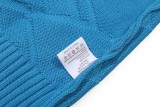 Fendi Unisex Double F Logo Round Neck Wool Knitted Sweater