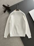 Burberry New Couple Logo Embroidered Round Neck Sweater