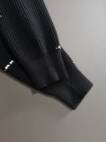 Dior Couple New Embroidered Logo Round Neck Sweater