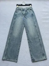 Loewe Fashion Irregular Lazy Style Jeans