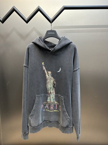 Balenciaga New Goddess Printed Hoodie Couple Casual Oversize Hoodie Sportswear